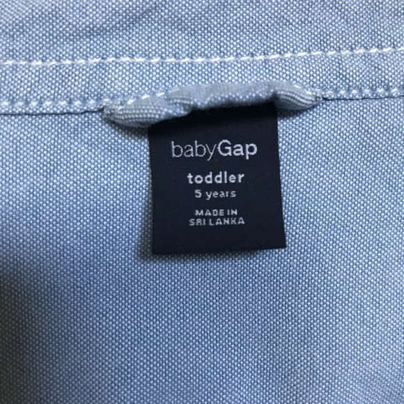 SOLD 🐻 Baby GAP boys button down - Picture 5 of 5